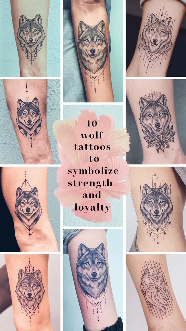 10 Wolf Tattoos to Symbolize Strength and Loyalty