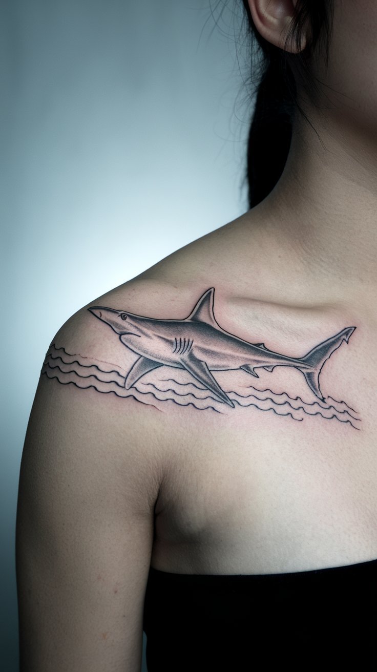 10 Shark Tattoos to Represent Power and Strength