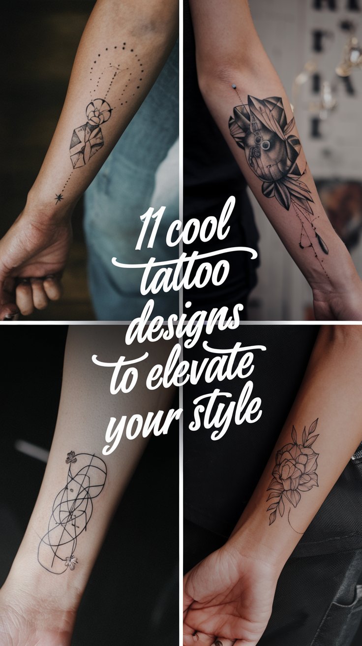 11 Cool Tattoo Designs to Elevate Your Style: Fashion Statement Tattoos