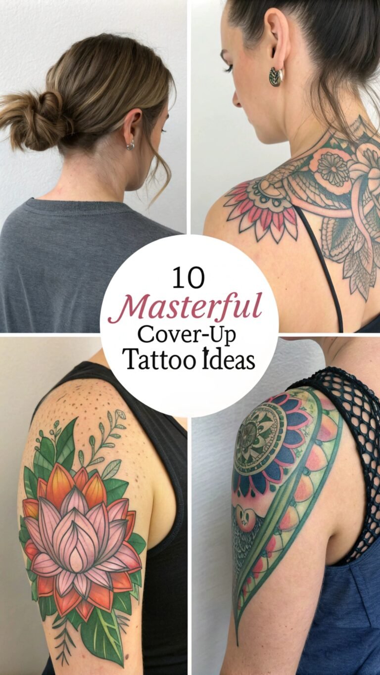 10 Masterful Cover-Up Tattoo Ideas: Transforming Unwanted Ink into Timeless Masterpieces