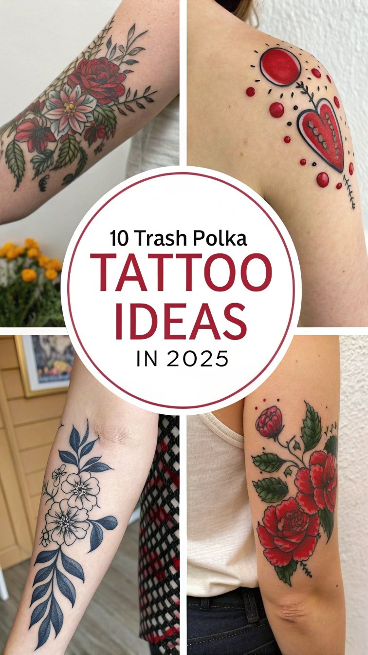 10 Trash Polka Tattoo Ideas In 2025 to Express Yourself