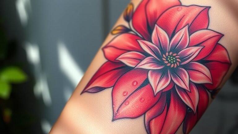 floral tattoo symbolism explained