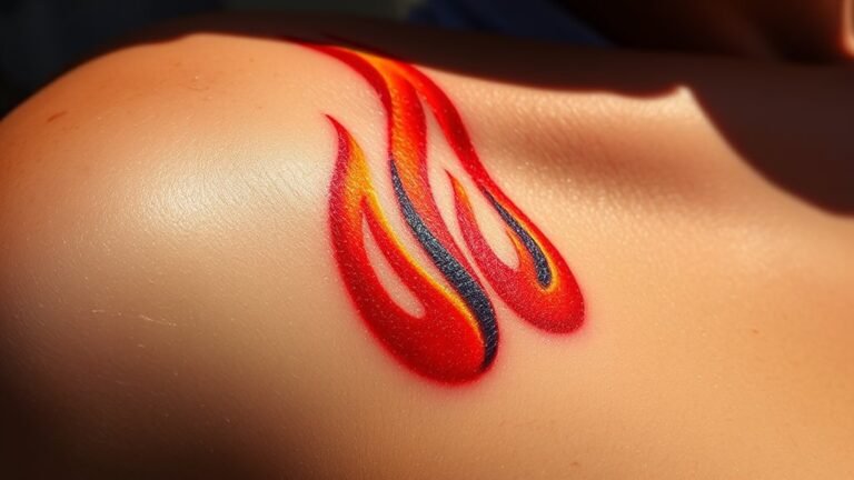 tattoo symbolism of burning