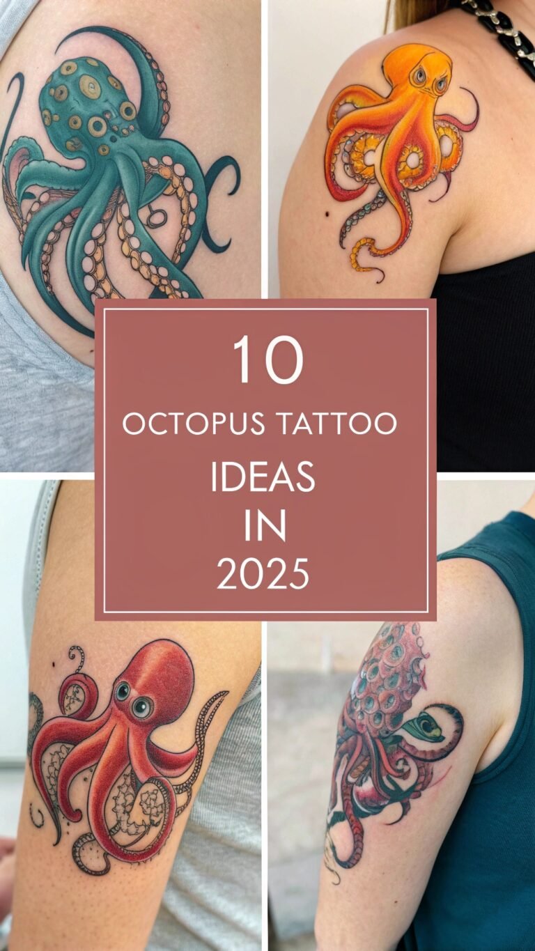 10 Octopus Tattoos to Add a Touch of Whimsy: Amazing Inspiration