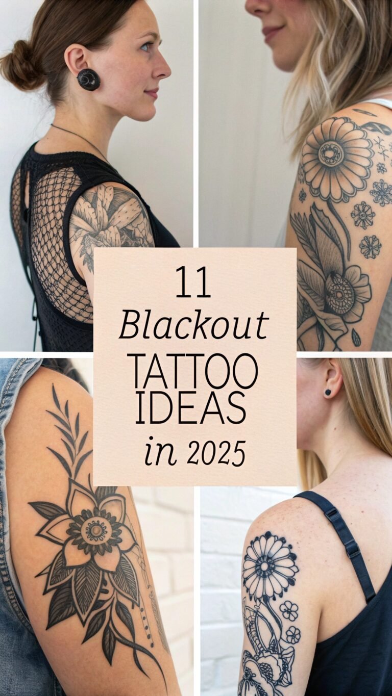 11 Blackout Tattoo Ideas In 2025 to Create a Unique Look