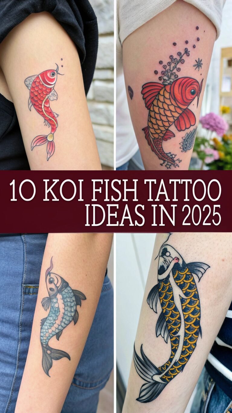 10 Koi Fish Tattoos to Represent Good Luck and Prosperity