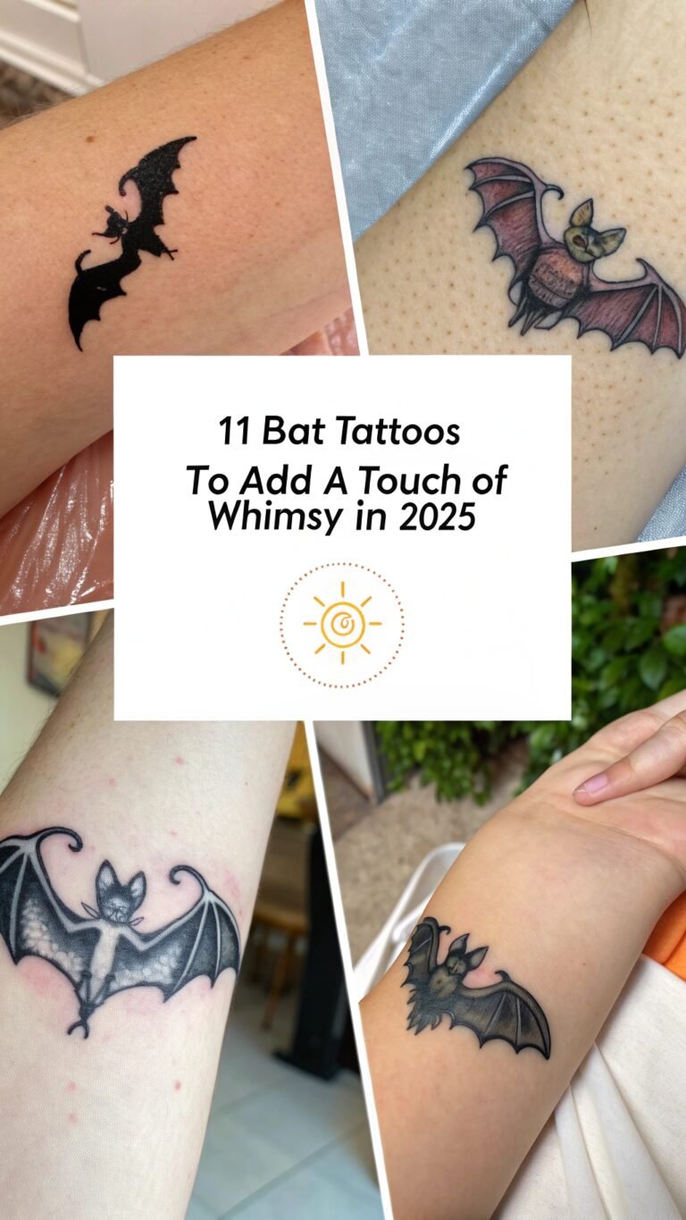 11 Bat Tattoos to Add a Touch of Whimsy