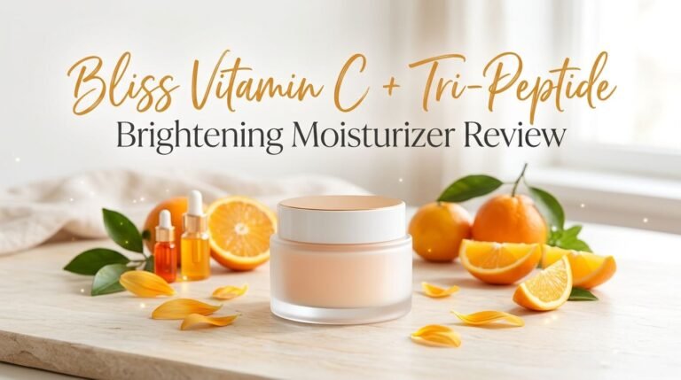 Bliss Vitamin C + Tri-Peptide Brightening Moisturizer Review 2026